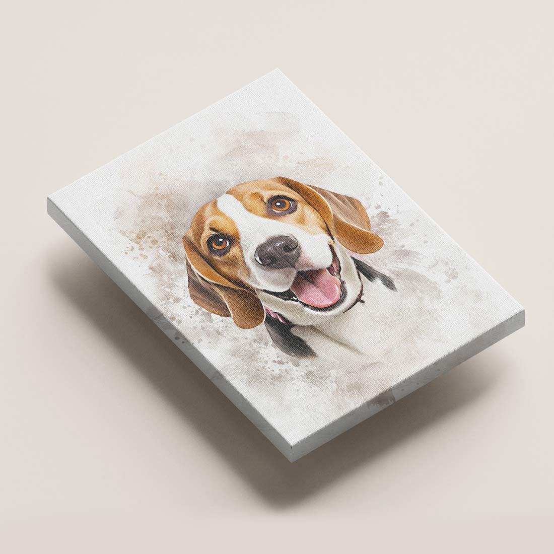 Custom Watercolor Pet Template cover image.