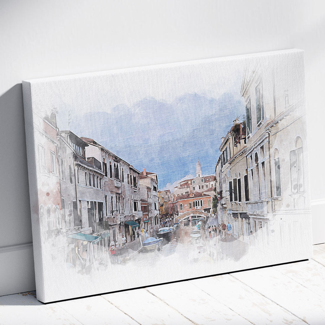 Canvas Watercolor Paint Art Effect preview image.