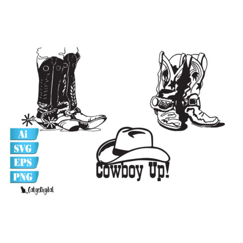 Cowboy Boots and Hat cover image.