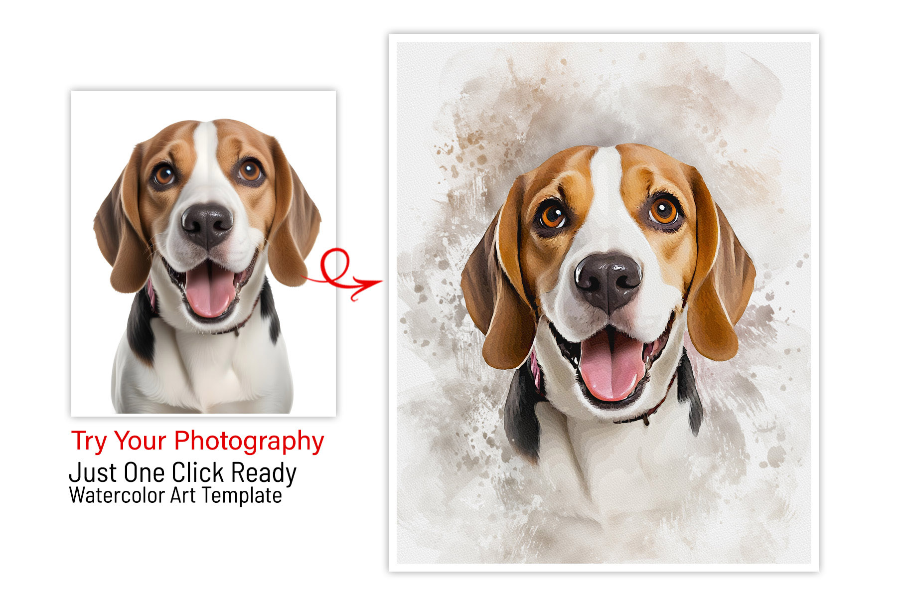 custom watercolor pet portrait templat 5 398