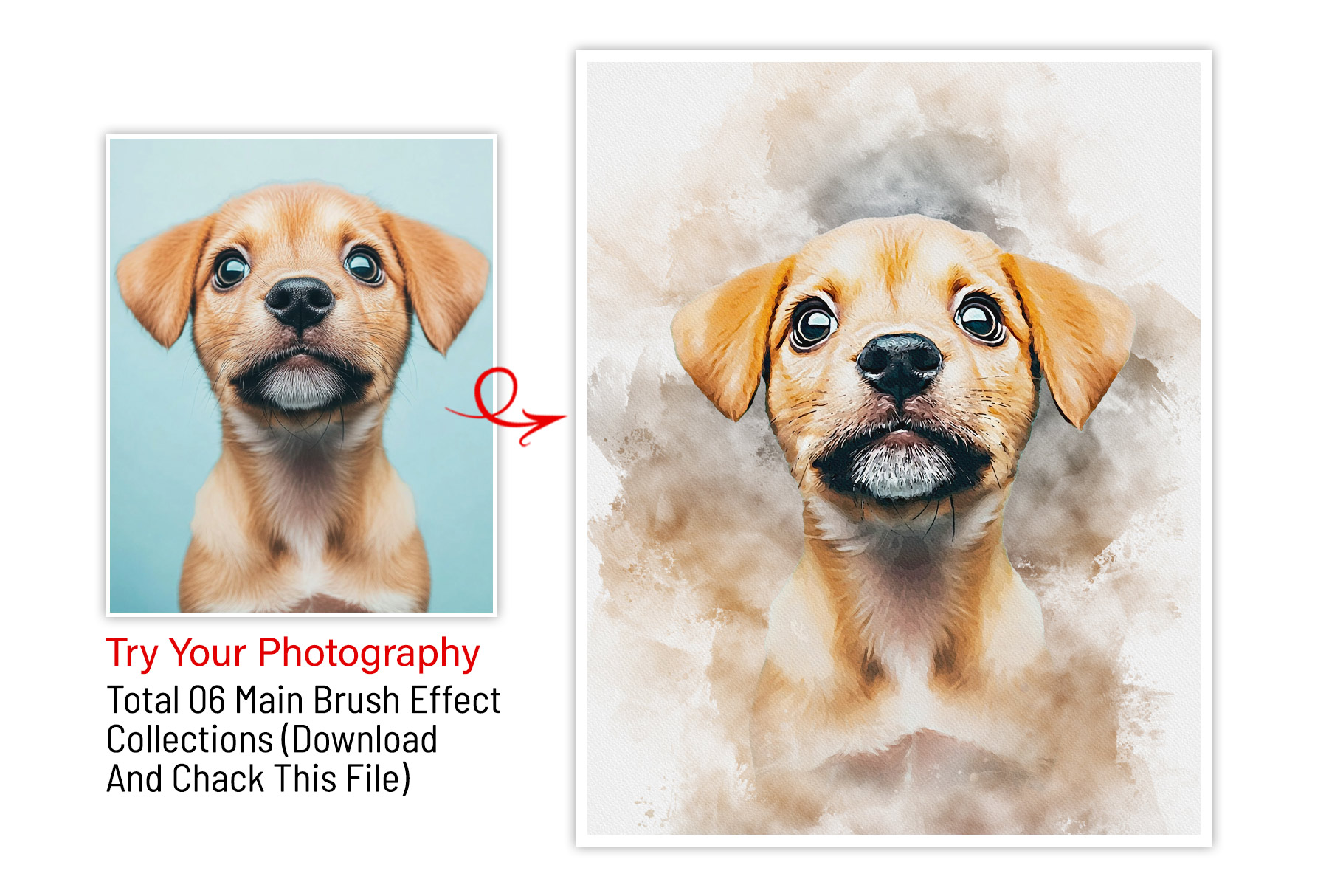 custom watercolor pet portrait templat 6 262