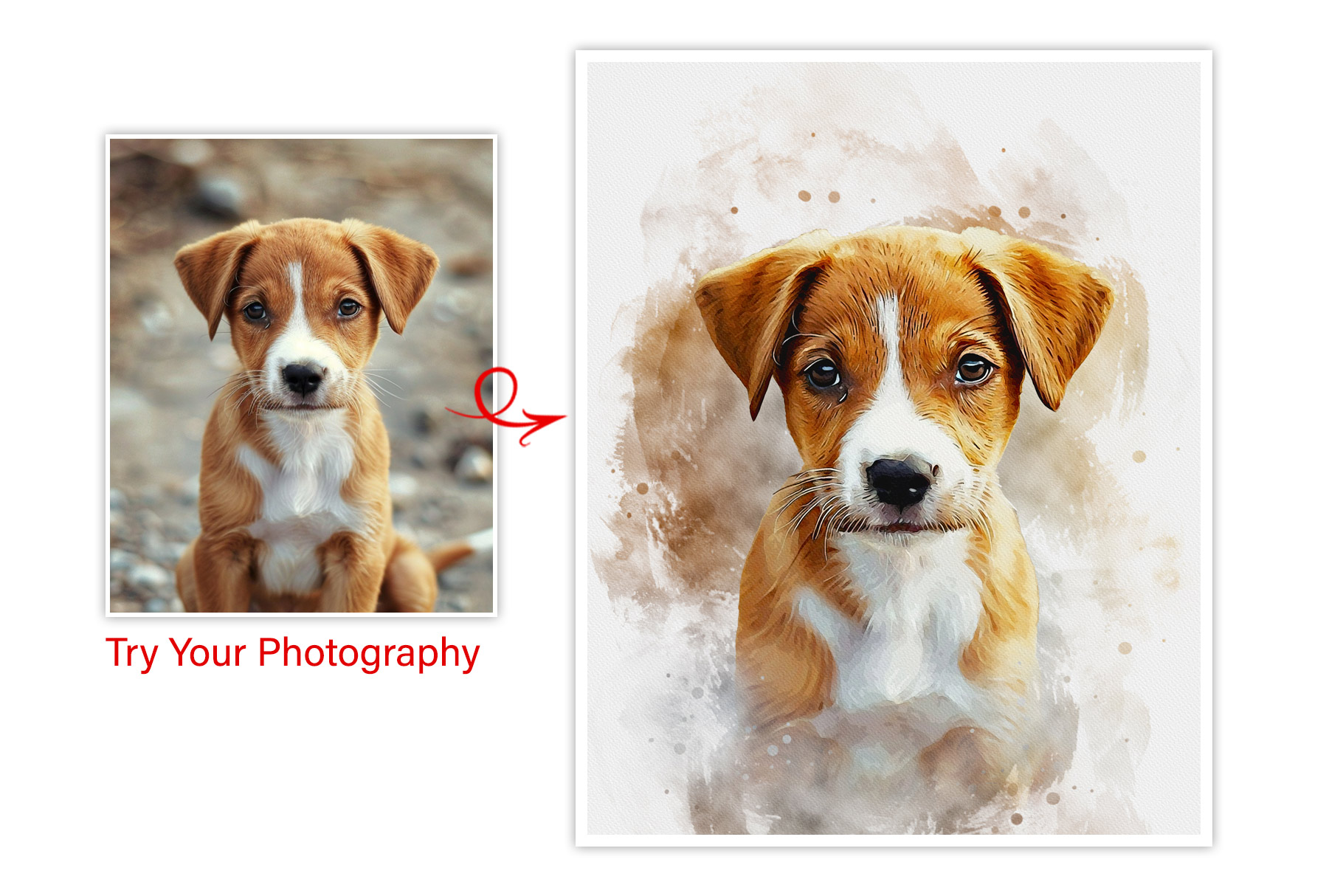 custom watercolor pet portrait templat 7 845