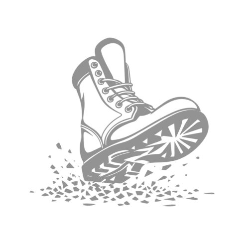 Powerful Boot Impact Illustration cover image.