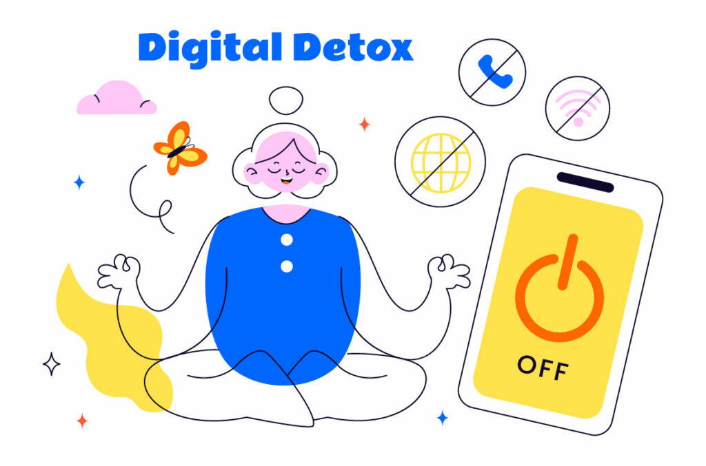 10 Digital Detox Illustration - MasterBundles
