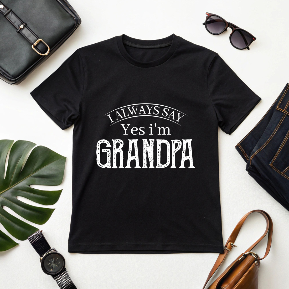 distressed style grandpa typography for gifts and apparel Graphic Design cover image.