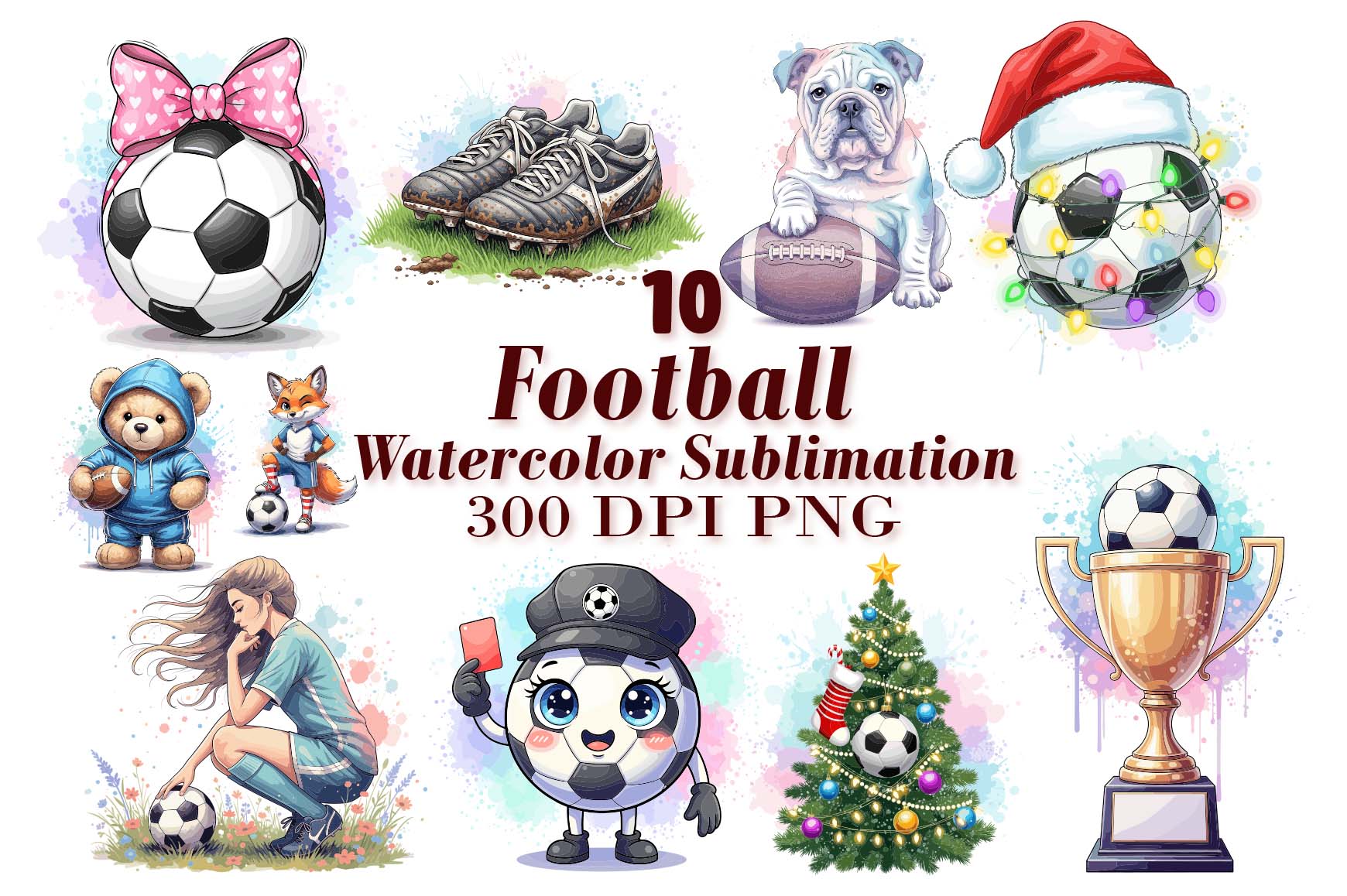 football watercolor sublimation 4 529