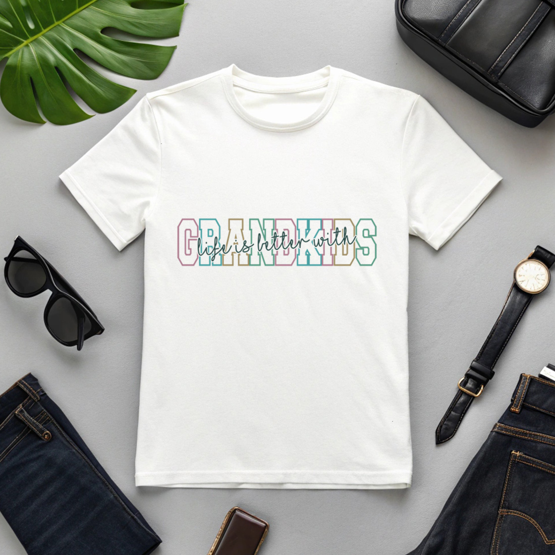 fun and loving graphic design ideal for proud grandparents and gift items graphic design cover image.