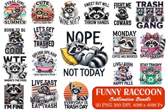 funny raccoon quotes sublimation 984