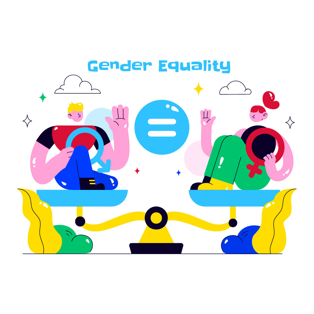 10 Gender Equality Illustration cover image.