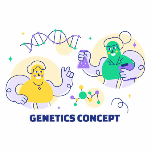 10 Genetics Research Illustration cover image.