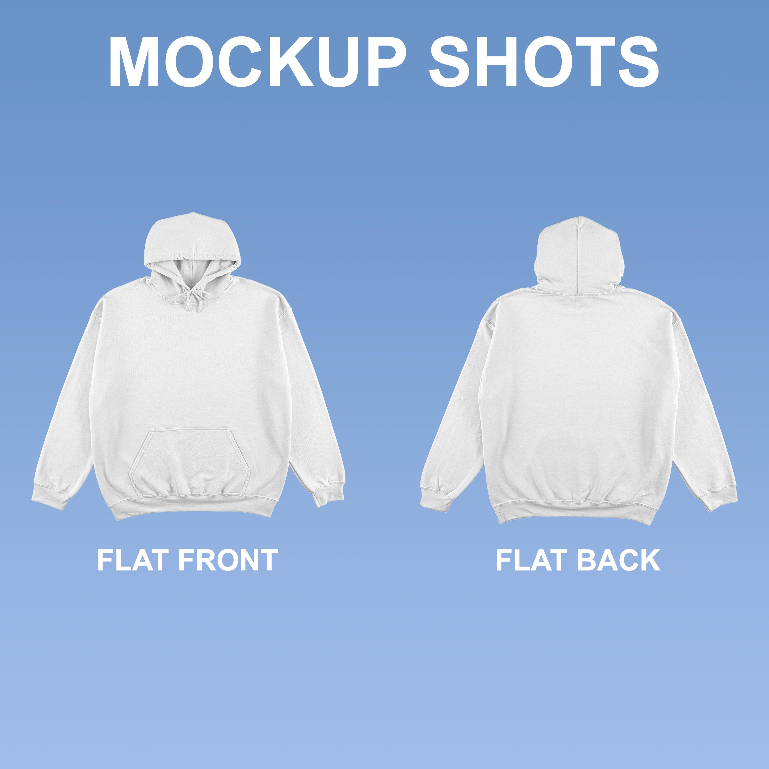 Gildan GI18500 Flat Mockup Template preview image.