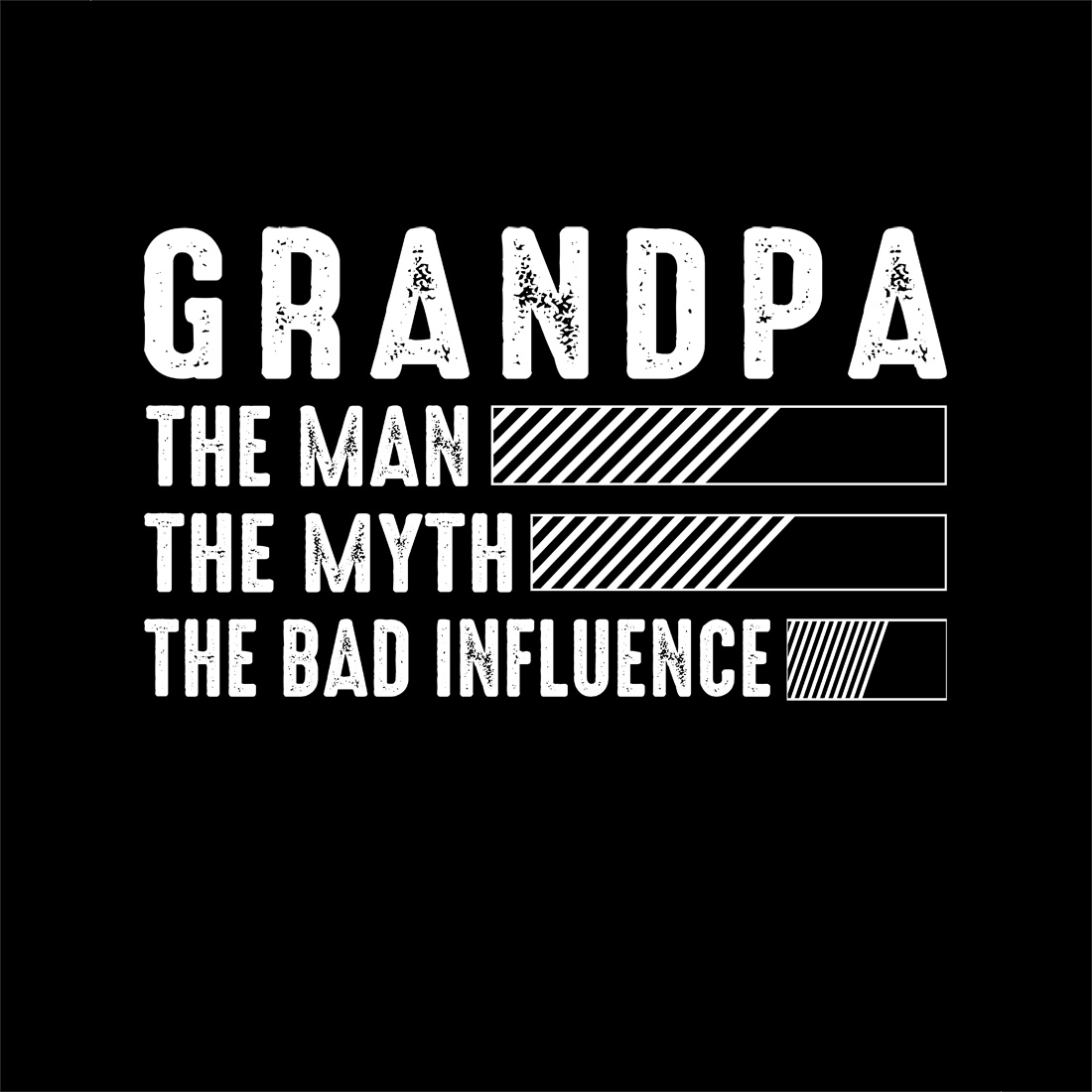 grandpa humor graphic design for fathers day or birthday gift merchandise. graphic design. 10 black preview 285