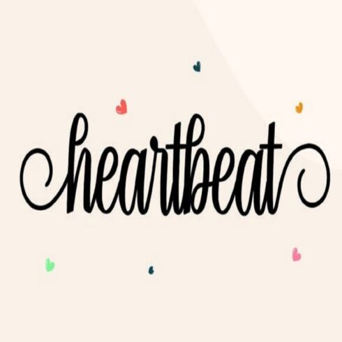 Heartbeat Font cover image.