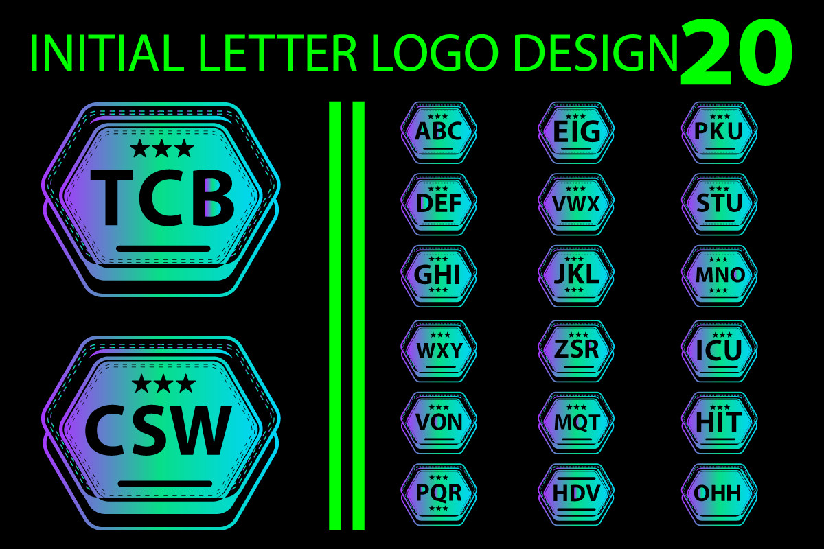 initial letter logo and icon design bundle bundles 27648858 1 880