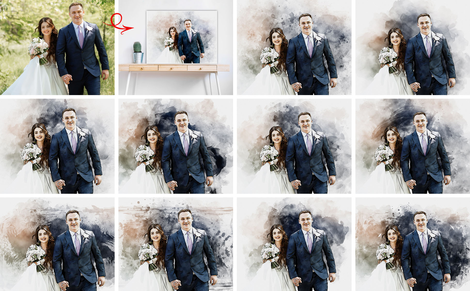 instant wedding art creation 2 784