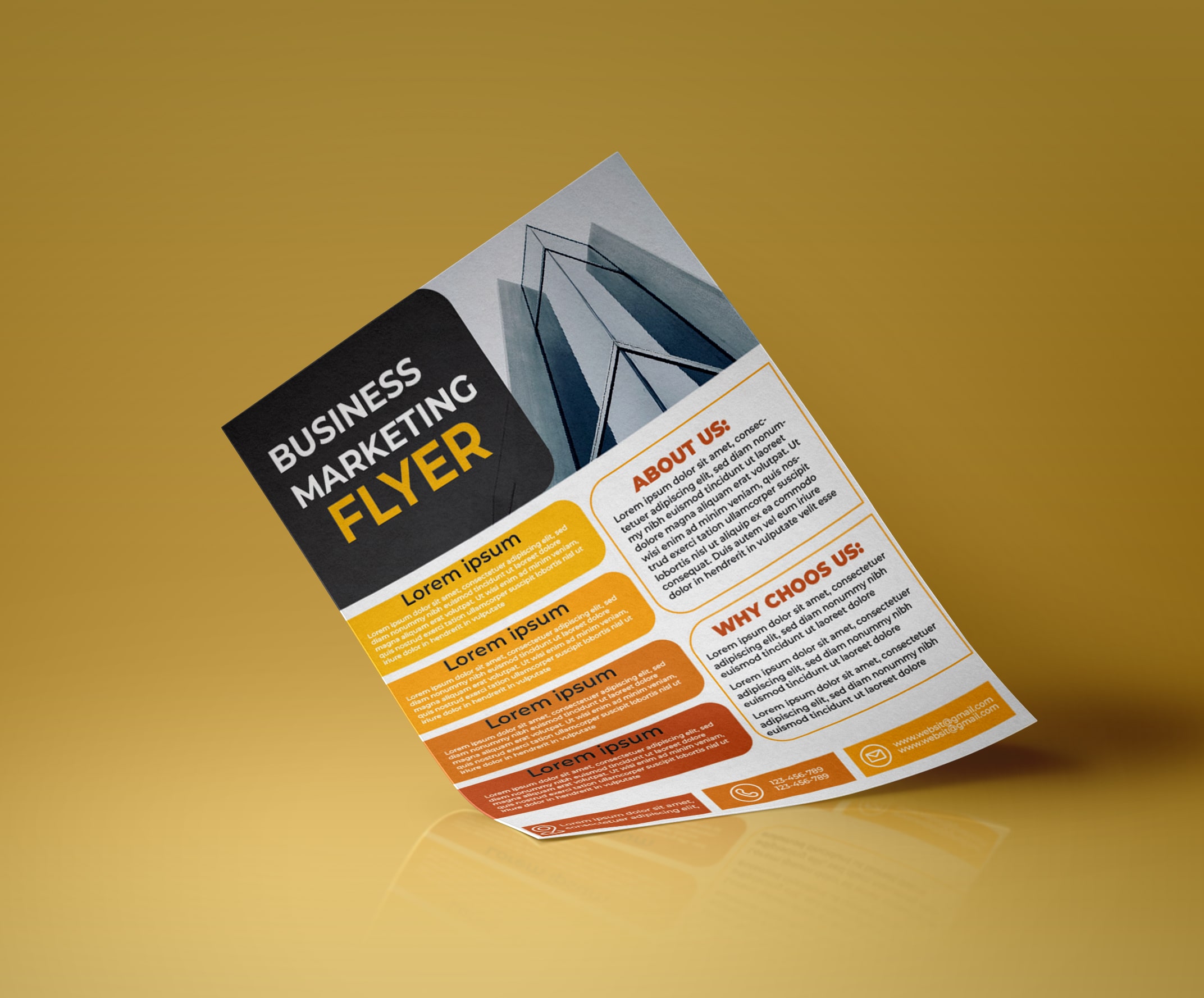 letter paper presentation mockup min 796
