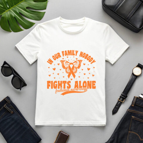 leukemia awareness butterfly ribbon design for family support graphic design cover image.