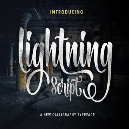 Lightning Script Font cover image.