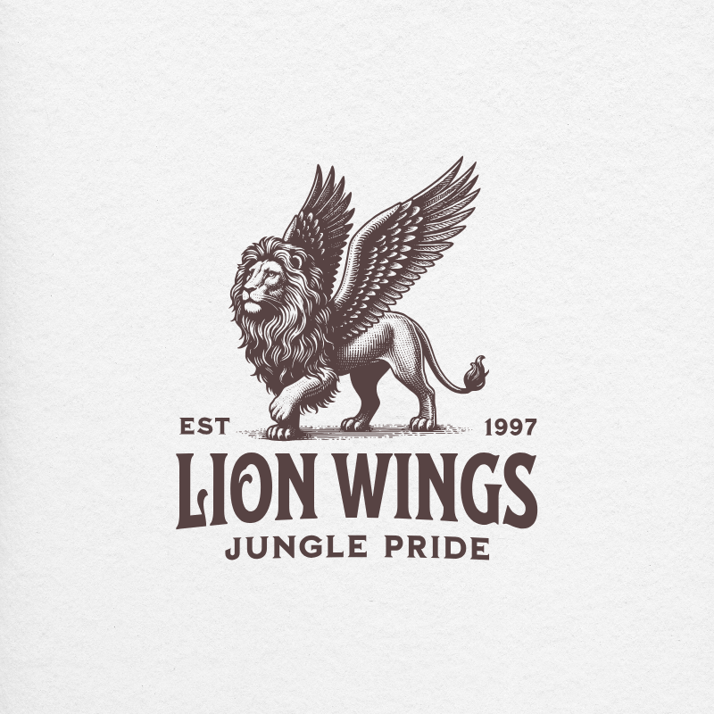 lion logo design template 293