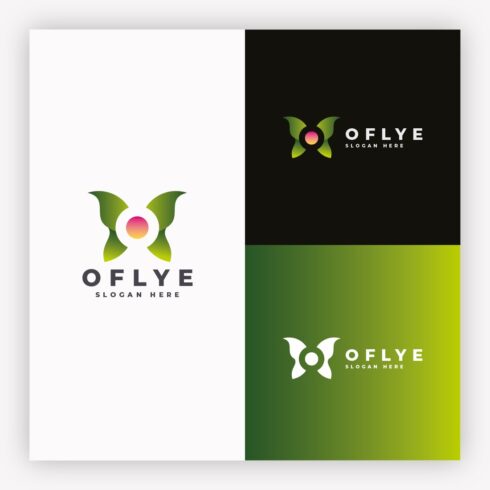 OFLYE - Nature Inspired Butterfly / Leaf Logo cover image.