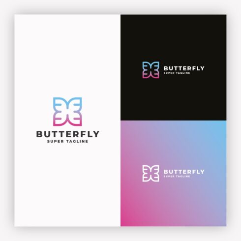 Butterfly - Modern Art Butterfly Logo cover image.