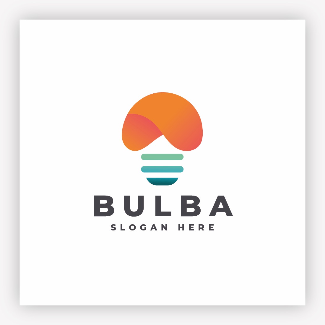 Bulba Idea Lightbulb Logo cover image.