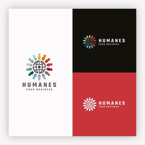 Humanes - Diverse Community & Global Connection Logo cover image.