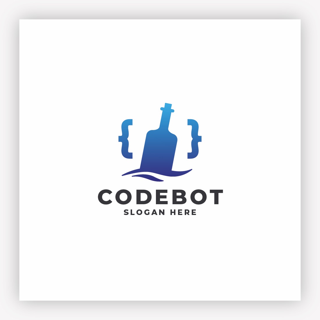 Codebot Message in a Bottle Logo cover image.
