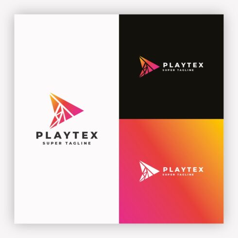 Playtex - Dynamic Pixel Play Button Logo cover image.