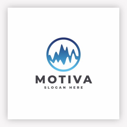 Motiva Audio Wave Logo cover image.
