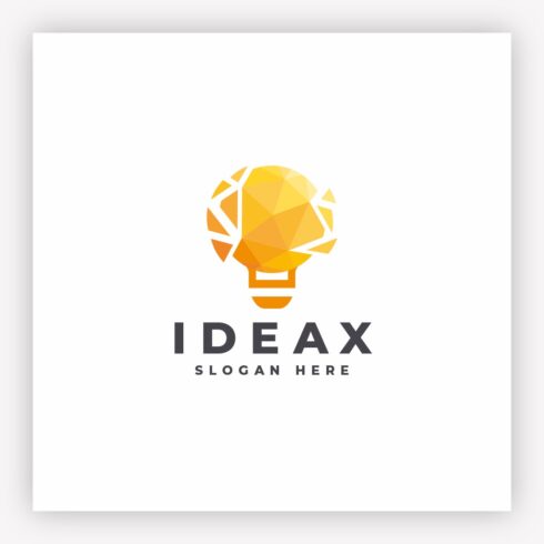 Ideax Polygonal Lightbulb Logo cover image.