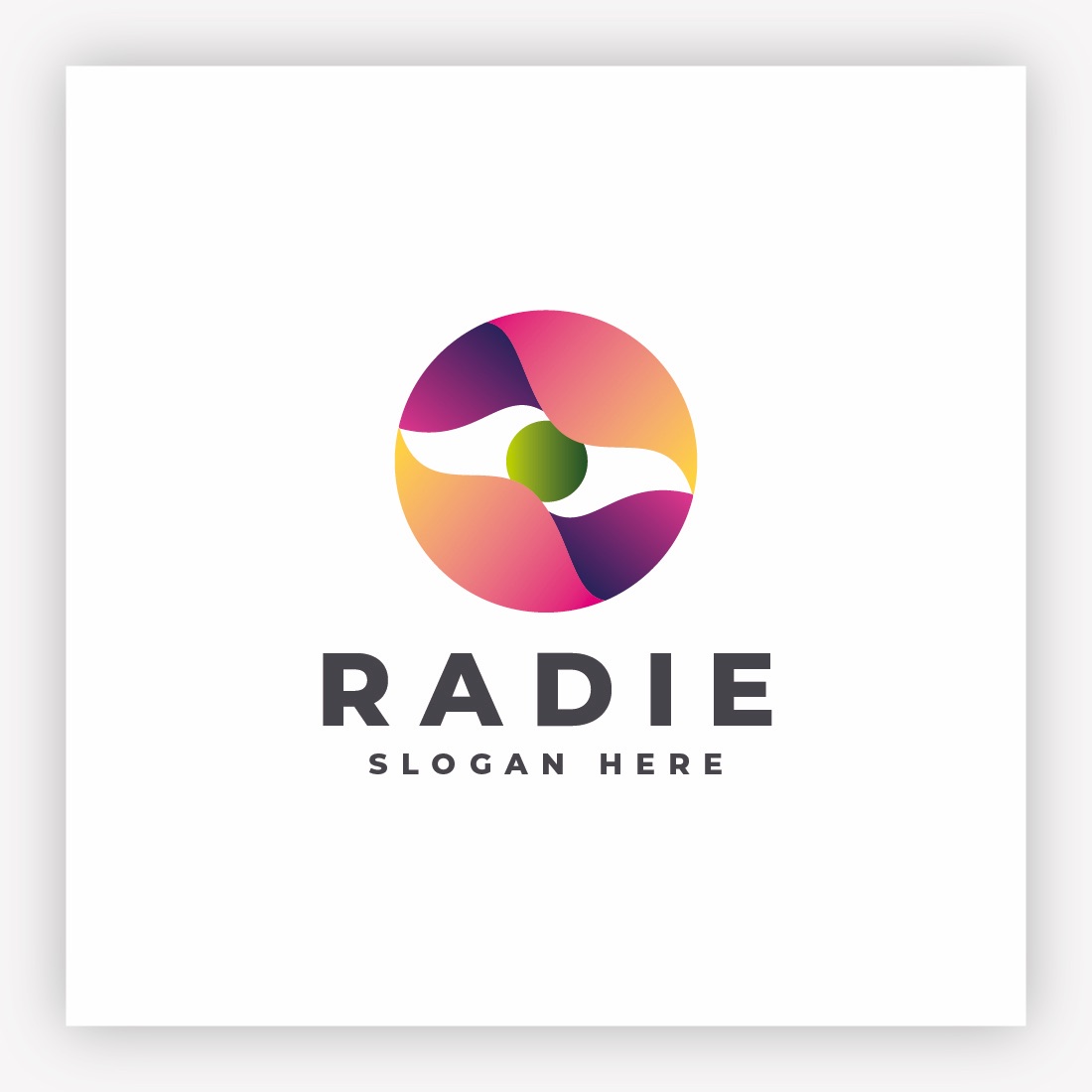 Radie Abstract Circle Logo cover image.
