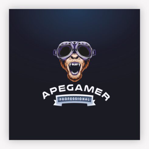 Ape Gamer - Aggressive Gaming & Esport Mascot Logo cover image.