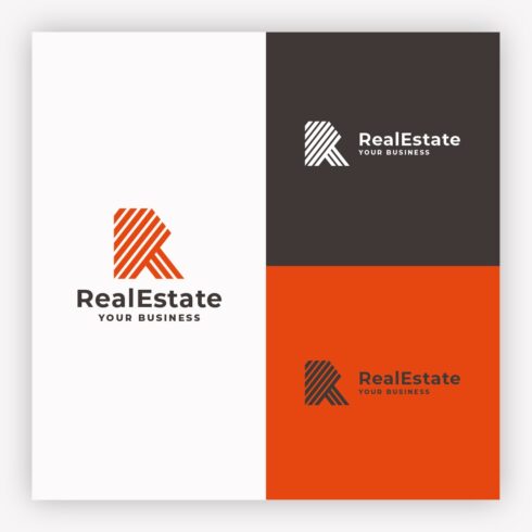Real Estate - Modern R Letter Logo cover image.