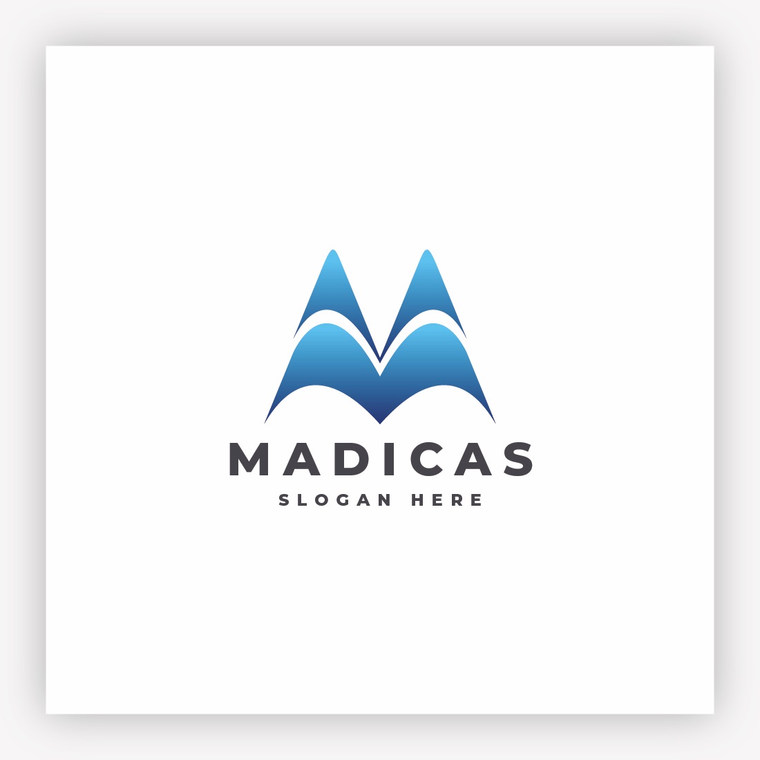 Madicas Abstract M Logo preview image.