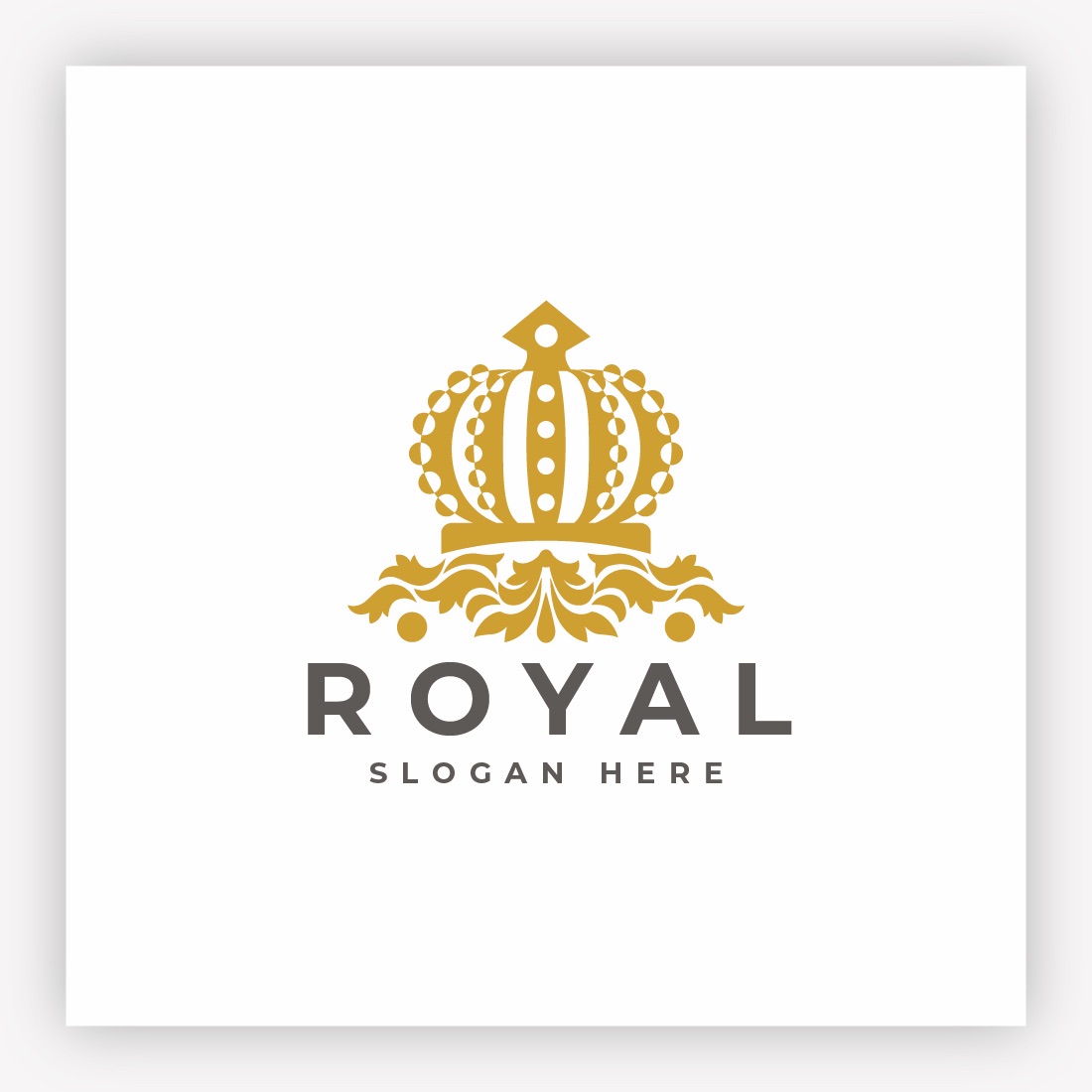 Royal Crown Ornament Logo cover image.