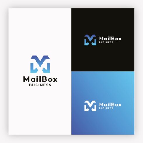 Mail Box – Modern M Letter Delivery & E-Commerce Logo cover image.