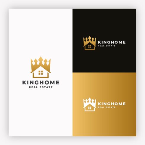 King Home - Royal Home & Real Estate Logo cover image.