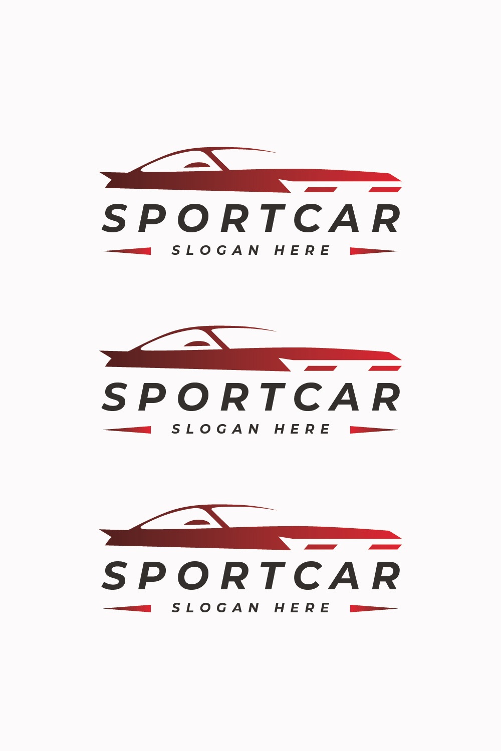 Sport Car Automotive Logo pinterest preview image.