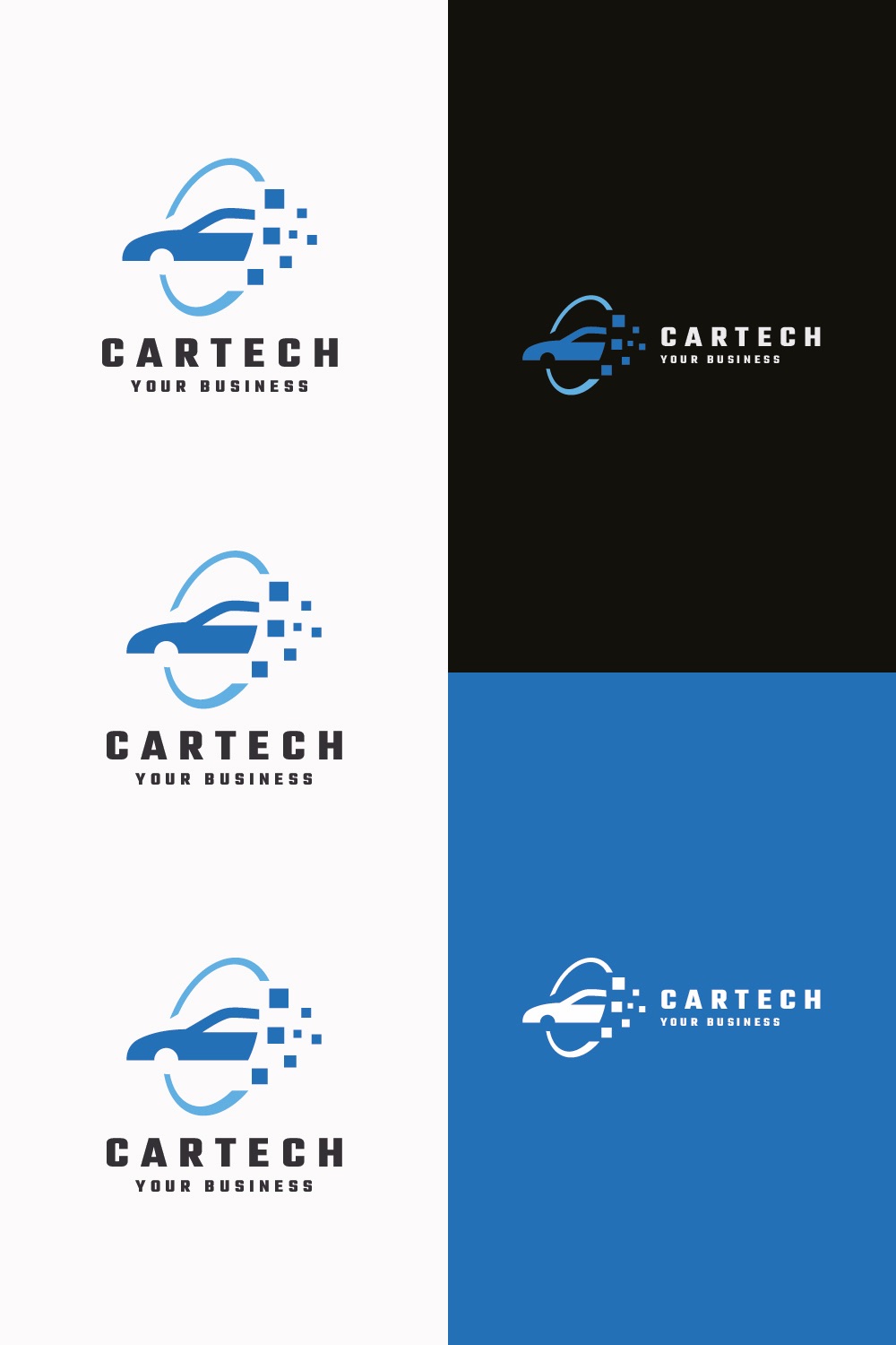 Car Tech - Digital Automotive & Tech Logo pinterest preview image.