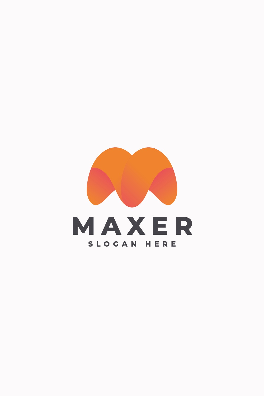 Maxer Abstract M Logo pinterest preview image.