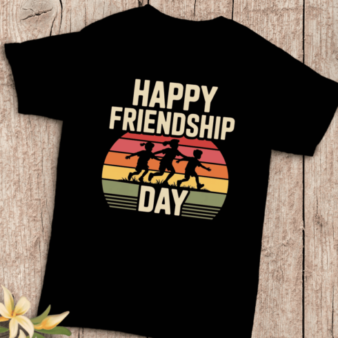 Youthful Friendship Day Celebration T-Shirt Design cover image.