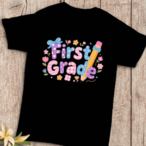 Welcome First Graders T-Shirt Design cover image.