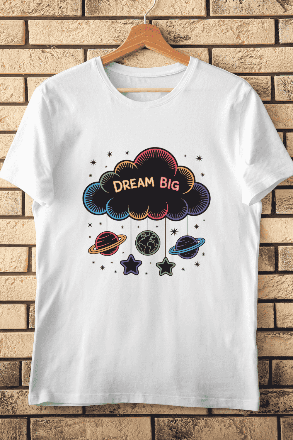 Glow in the Dark T-Shirt Design pinterest preview image.