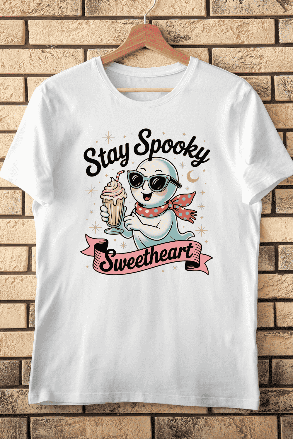 Retro Sweetheart T-Shirt Design pinterest preview image.