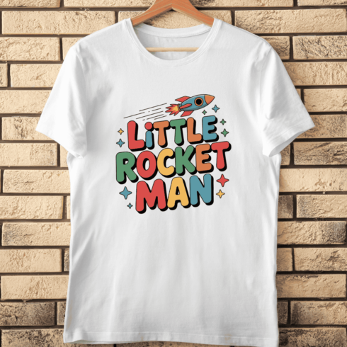 Astronaut Quote for Baby Onesies T-Shirt Design cover image.