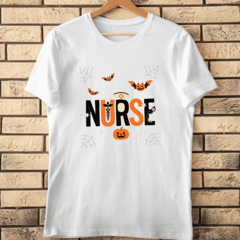 Spooky Healthcare Halloween T-Shirt Design cover image.