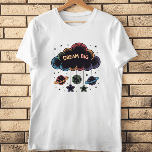 Glow in the Dark T-Shirt Design cover image.