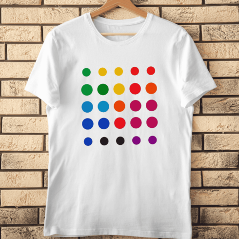 Abstract Dot T-Shirt Design cover image.
