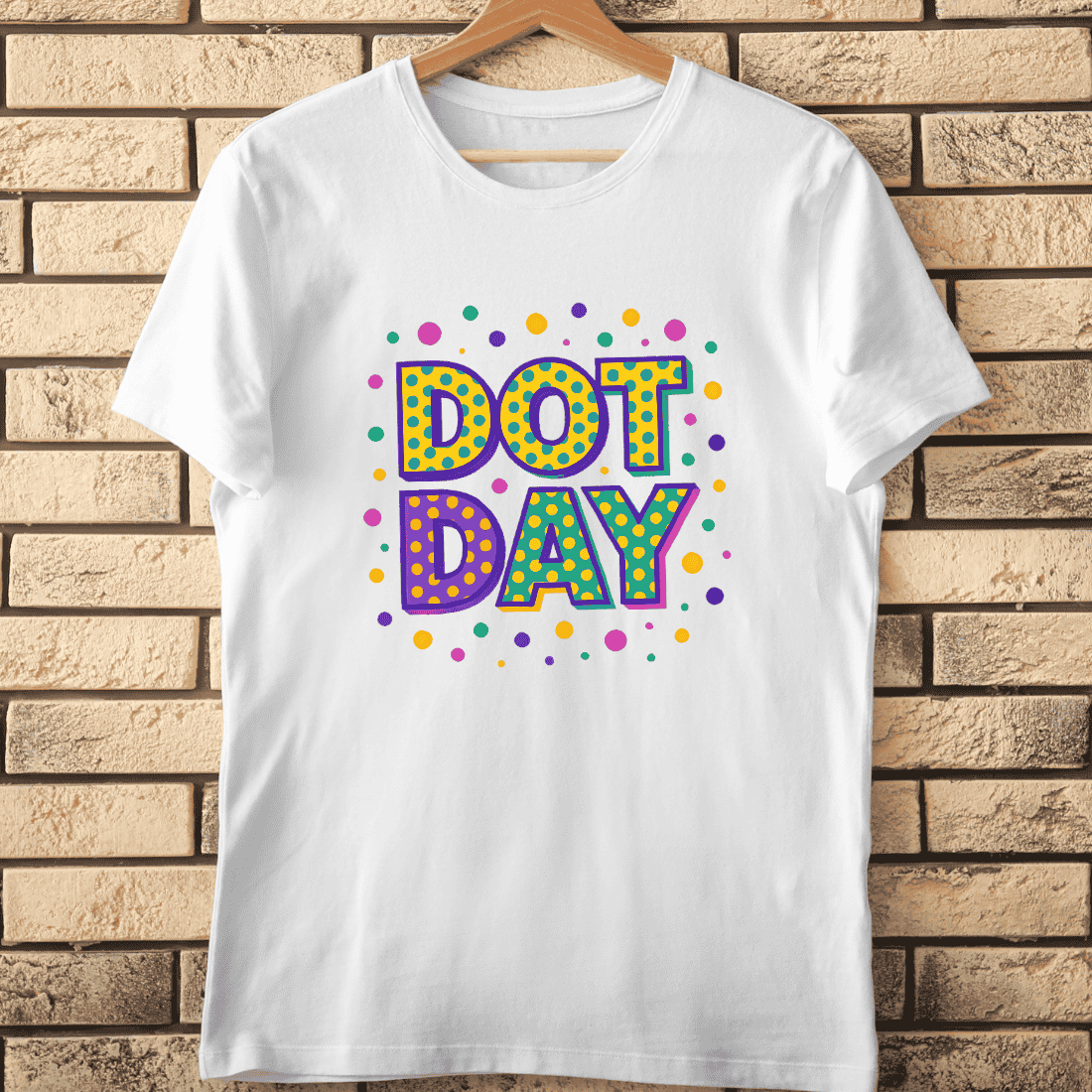 International Dot Day Celebration T-Shirt Design cover image.